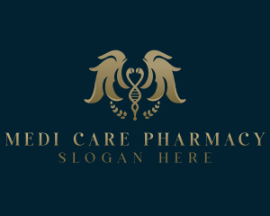 Medical Caduceus Pharmacy logo design