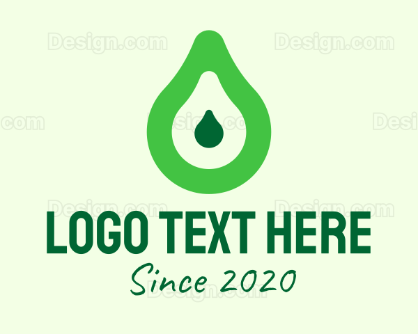 Fresh Green Avocado Logo