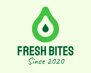 Fresh Green Avocado logo design