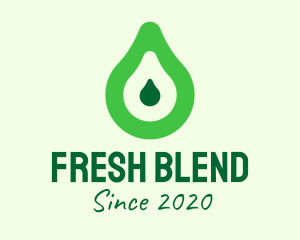 Fresh Green Avocado logo design