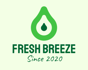 Fresh Green Avocado logo design