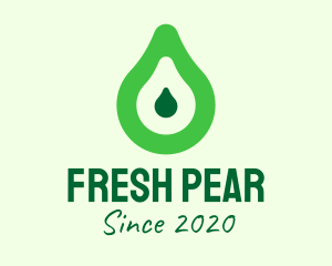 Fresh Green Avocado logo design