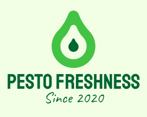 Fresh Green Avocado logo design