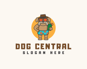 Bulldog Pet Vacation logo design