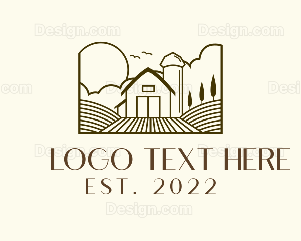 Farmhouse Homestead Ranch Logo