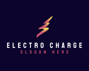 Lightning Bolt Power logo design