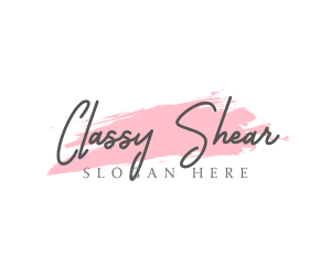 Classy Cosmetics Wordmark logo design