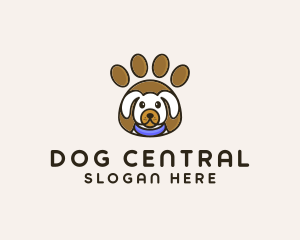 Veterinary Dog Paw logo design