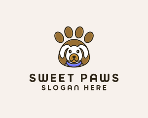 Veterinary Dog Paw logo design