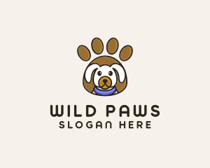 Veterinary Dog Paw logo design