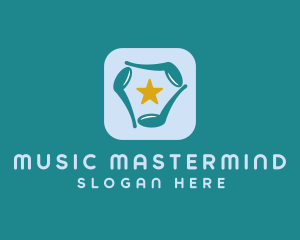 Music Star App logo design