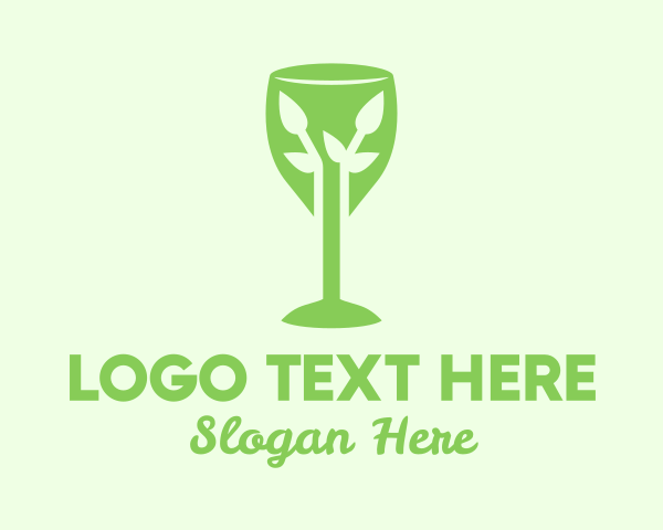 Wineglass logo example 3