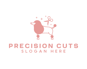 Scissors Pet Grooming  logo design