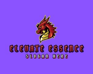 Electric Dragon Monster Logo