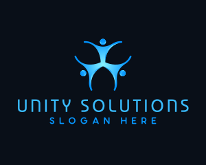 People Unity Organization logo design