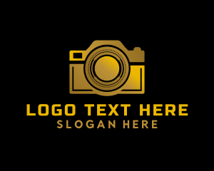 Luxury Golden Camera logo