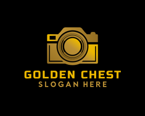 Luxury Golden Camera logo design