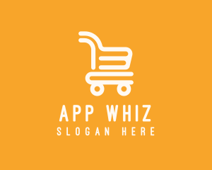 Shopping Cart App logo design