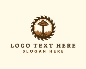 Woodwork Tree Sawmill logo