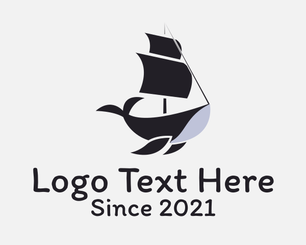 Whale logo example 2