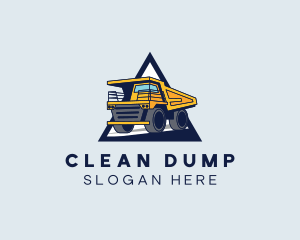 Waste Dump Truck logo design