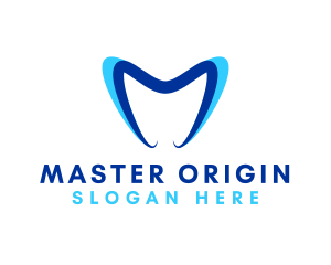 Dental Clinic Letter M logo design