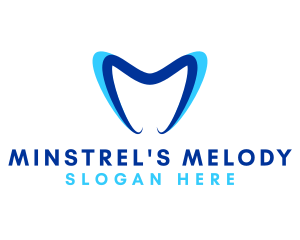 Dental Clinic Letter M logo design