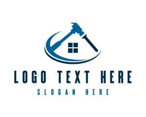 Home Construction Hammer logo