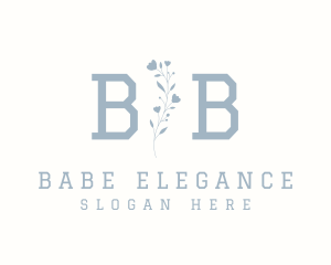 Elegant Floral Wellness logo design