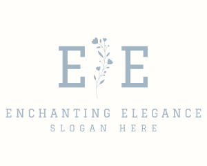 Elegant Floral Wellness logo design