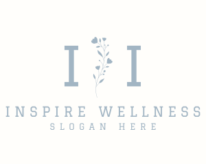 Elegant Floral Wellness logo design