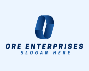 Express Logistics Letter O logo design