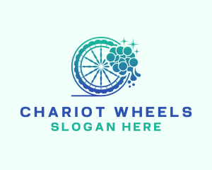 Auto Wheel Cleaner logo design