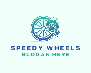 Auto Wheel Cleaner logo design