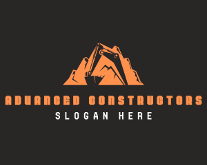 Mining Quarry Excavation  logo design