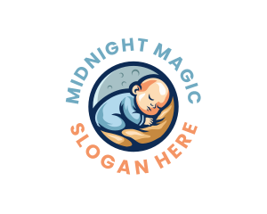 Sleeping Moon Baby logo