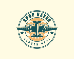 Logistics Flight Plane logo design