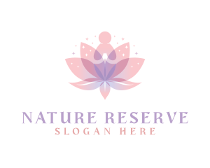 Natural Lotus Yoga logo design