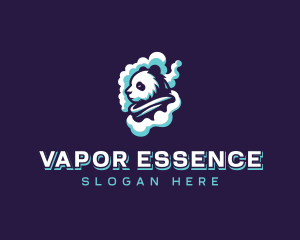 Vape Cloud Panda logo design