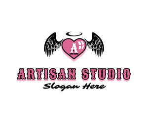 Tattoo Heart Studio logo design