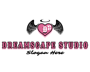 Tattoo Heart Studio logo design