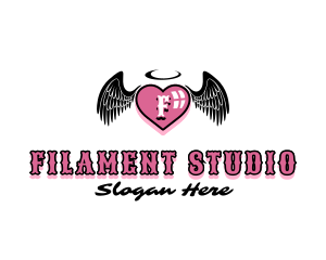 Tattoo Heart Studio logo design