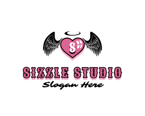 Tattoo Heart Studio logo design