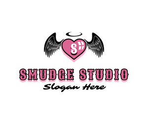 Tattoo Heart Studio logo design