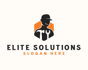 Construction Service Builder logo design