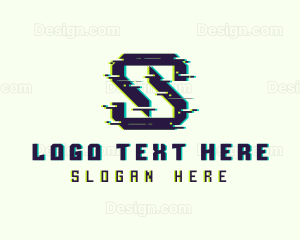 Glitch Gaming Letter S Logo