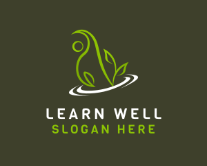 Human Wellness Exercise logo design