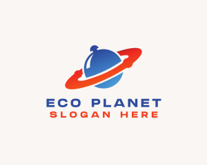 Planet Food Diner logo design