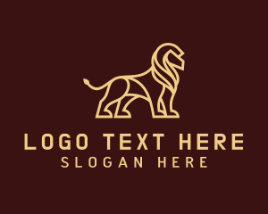 Golden Lion Marketing Logo