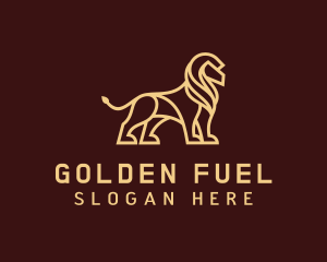 Golden Lion Marketing logo design